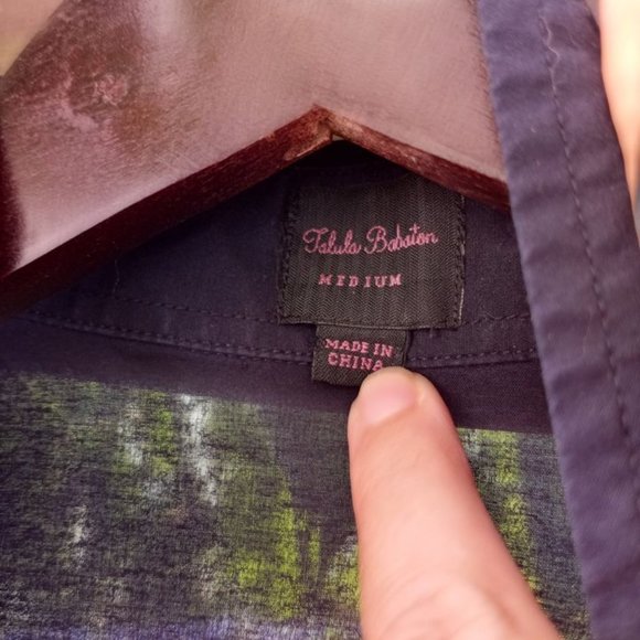 Talula Babaton Navy Blue Short Sleeve Cotton Dress, Aritzia size Medium - Picture 3 of 5